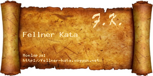 Fellner Kata névjegykártya